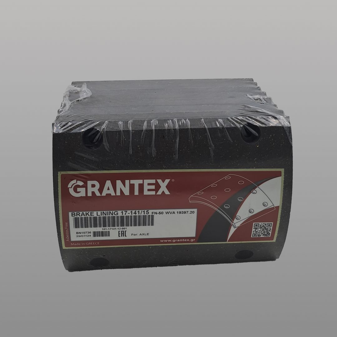 BRAKE LININGS 17141 FN50 GRANTEX PN. 17141 2 01 | Grantex B2B